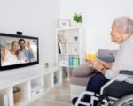 elderly patient video call