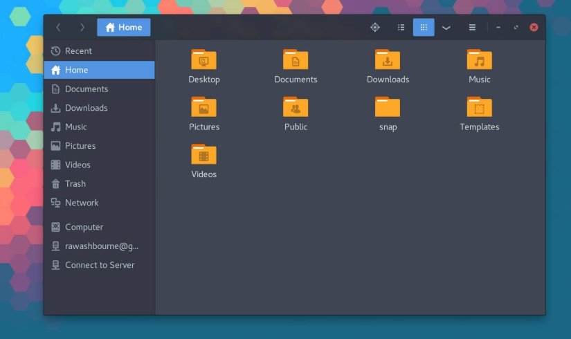linux desktop interface