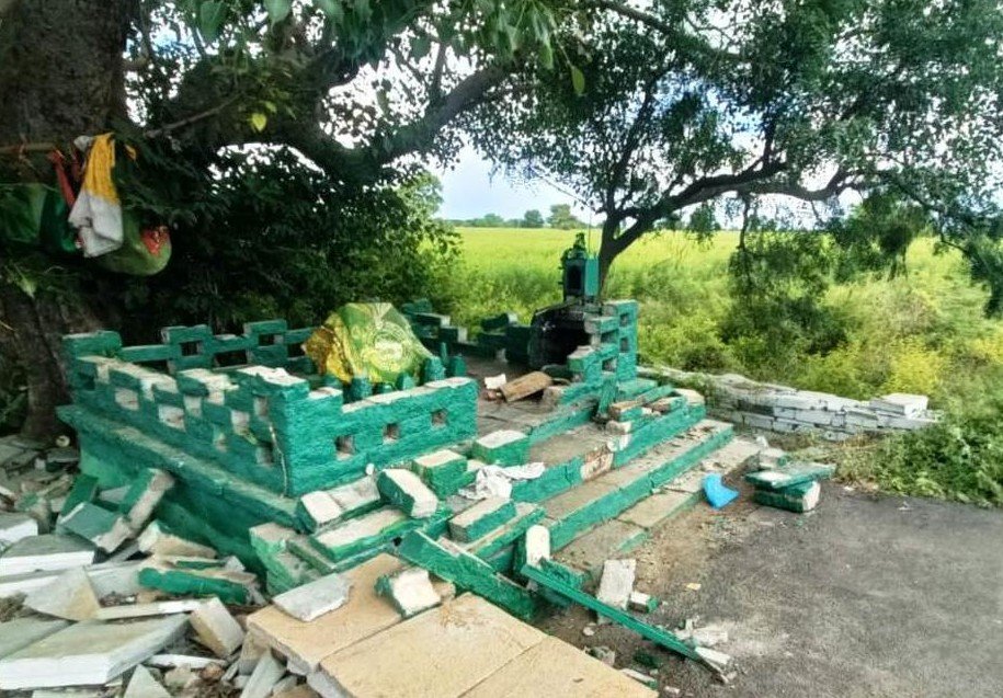 village green vandalism