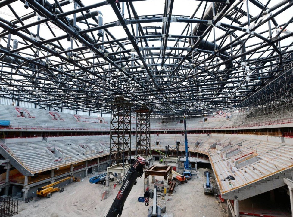 Santagiulia ice hockey arena Milan construction