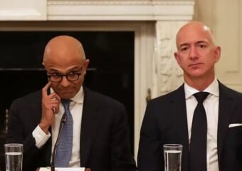 Satya Nadella Jeff Bezos India AI