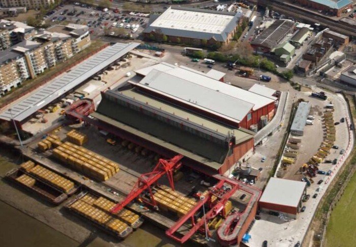 Thames Materials recycling facility London