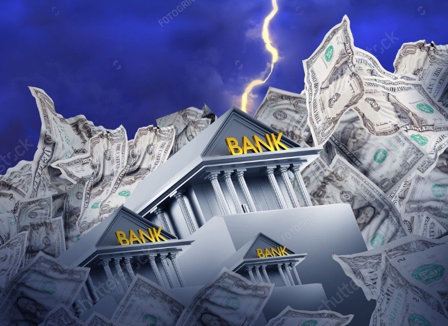 US banks crypto risk illustration