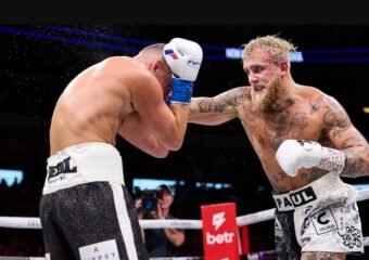 jutta leerdam jake paul ringside fight