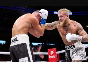 As Jake Paul Prepares for Anthony Joshua, His Olympic Fiancée Steals the Spotlight