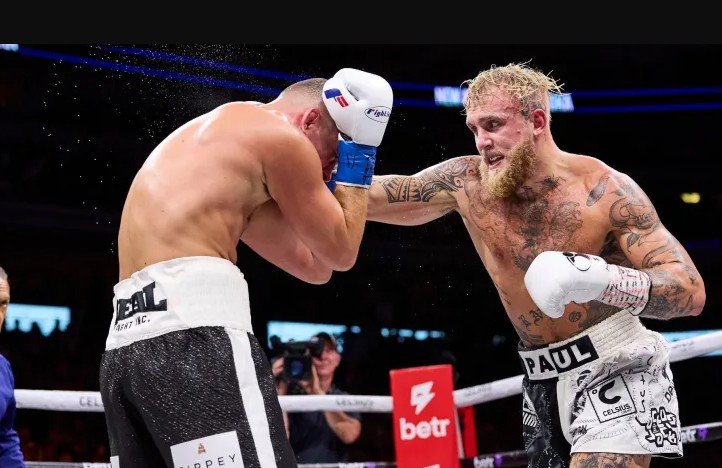 jutta leerdam jake paul ringside fight