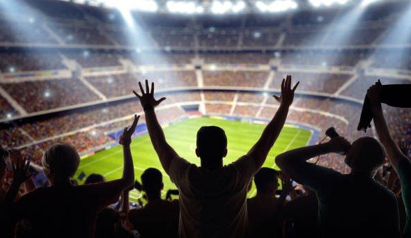 soccer fans stadium