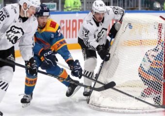 youth hockey staged fight Hershey Bears