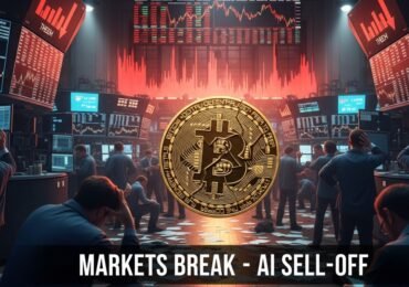Markets Plunge as Software Shares and Bitcoin Slide on AI Disruption Fears