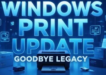 Microsoft Ends Legacy Printer Driver Updates on Windows