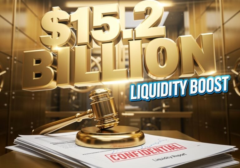 State Treasury Pumps $15.2 Billion Into Major Banks for Liquidity