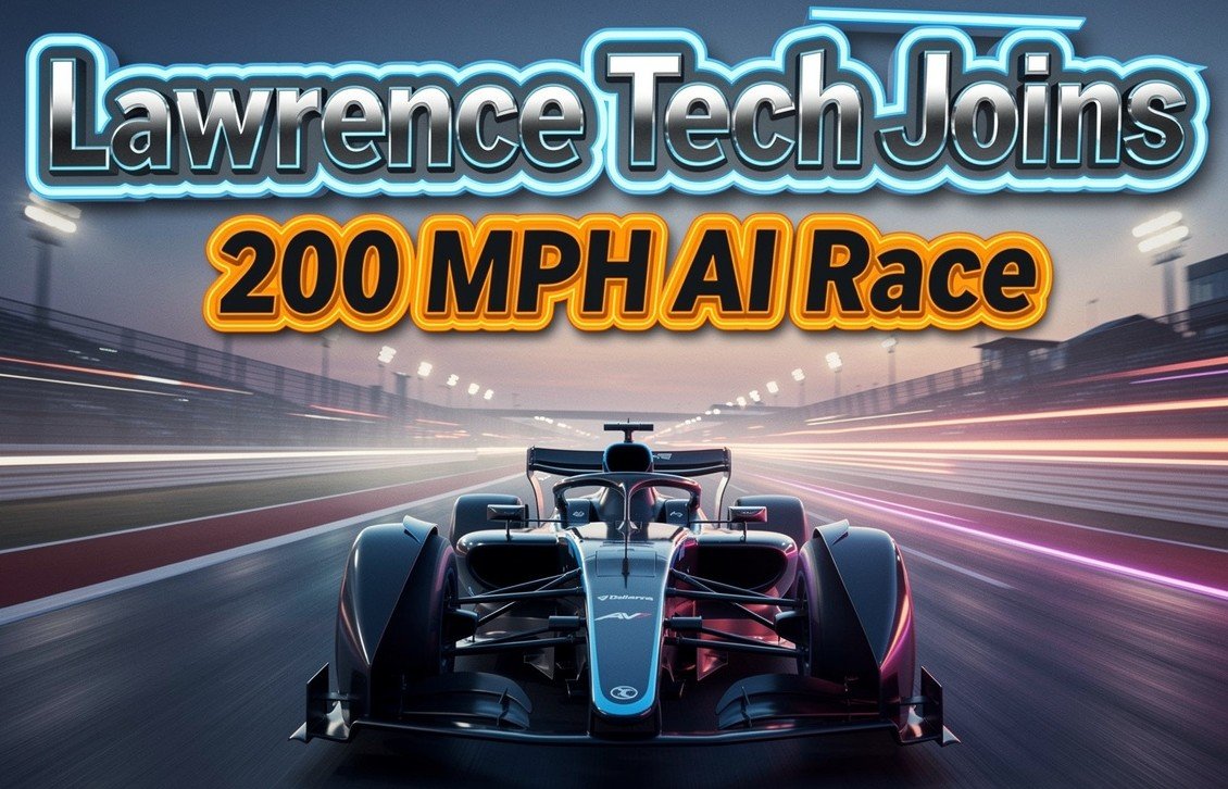 Lawrence Tech autonomous race car Indy Challenge
