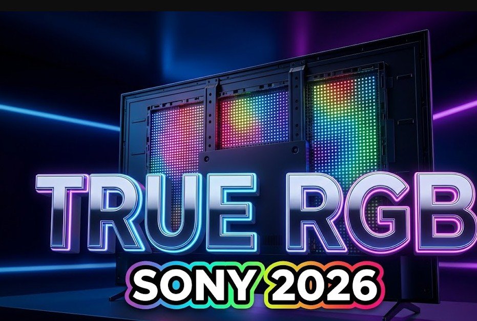 Sony True RGB backlight TV technology 2026