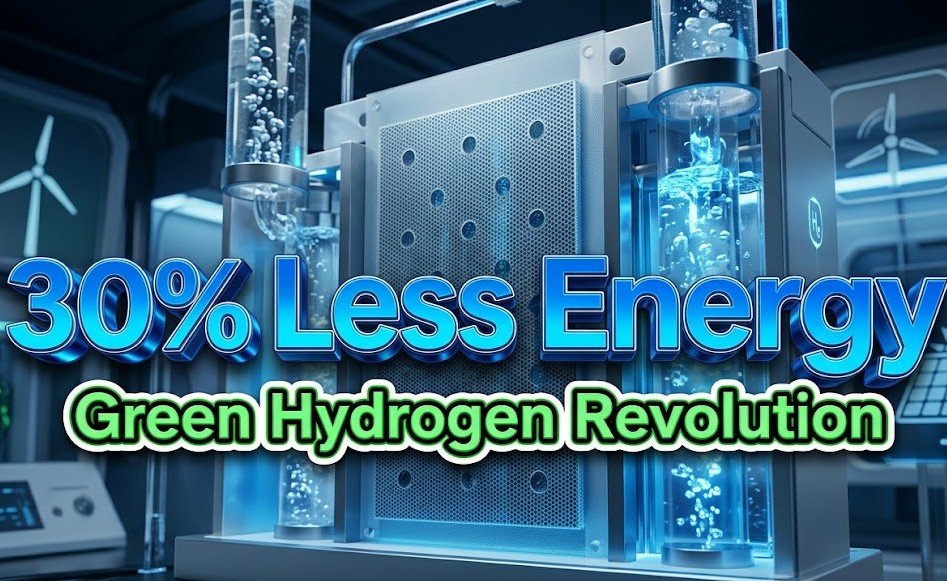 boron membrane green hydrogen electrolyzer efficiency