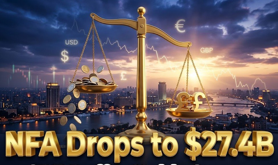 egypt banking sector net foreign assets decline february 2026