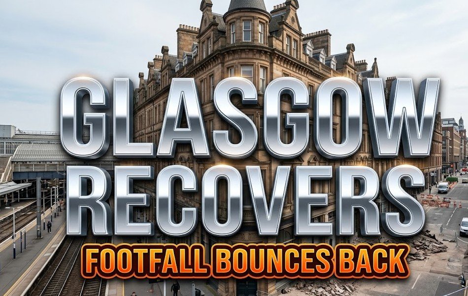 glasgow union street fire footfall recovery