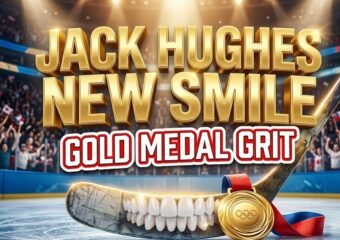 jack hughes new teeth after olympic hockey injury