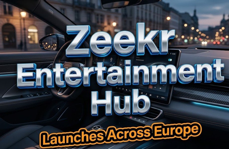 zeekr entertainment hub in-car streaming europe launch