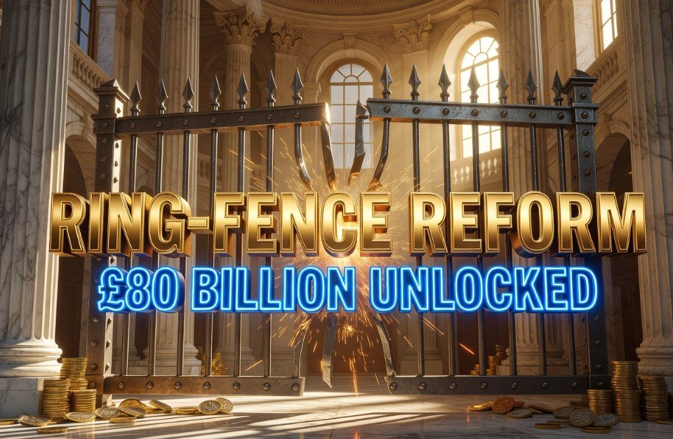 UK bank ring-fencing reform £80 billion business lending boost