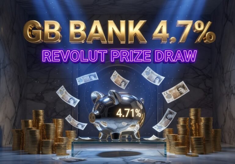 GB Bank Tops Savings Tables As Revolut Unveils Prize Draw