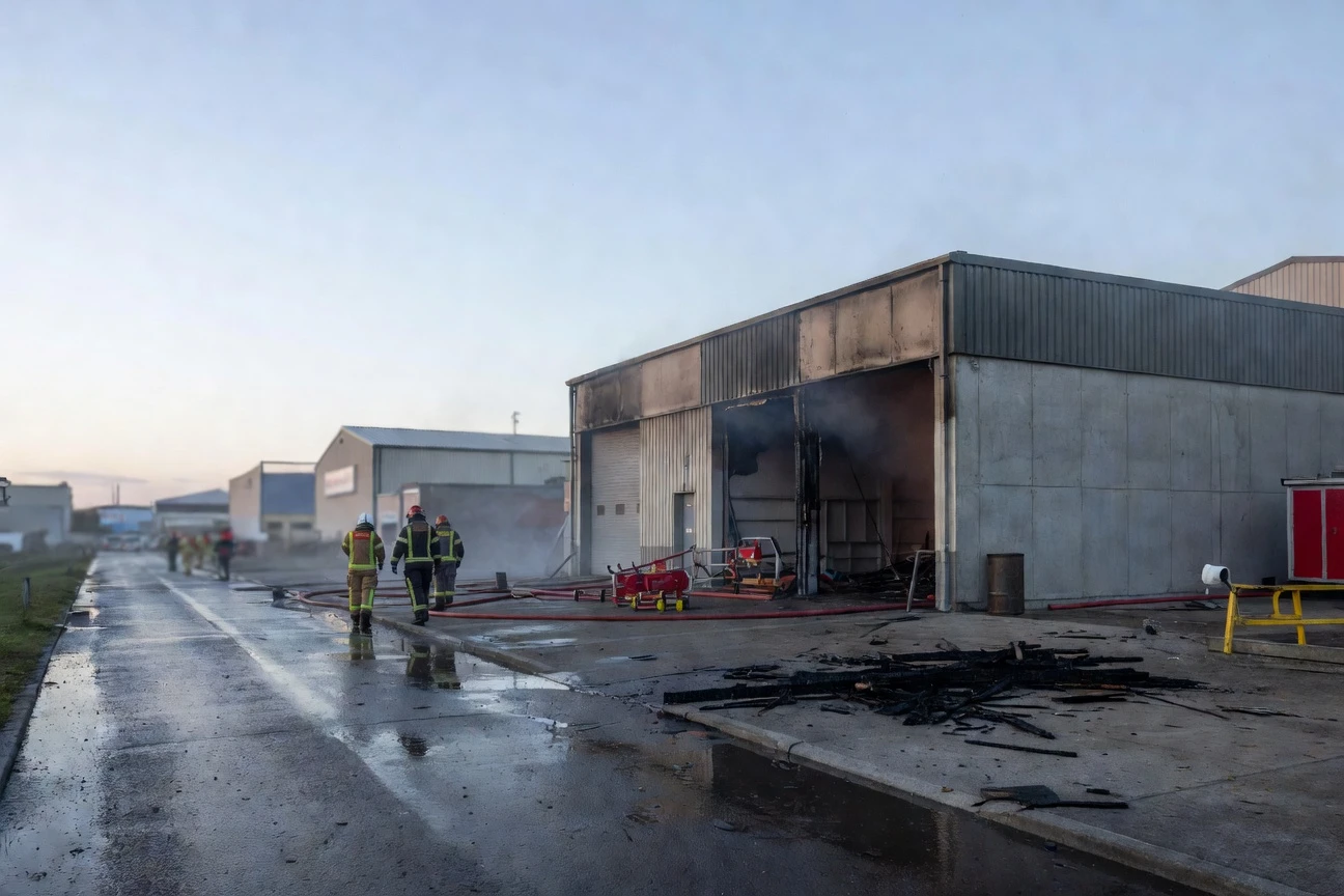 Donegal fire damage tests Cherrymore Kitchens recovery in Donegal Town.