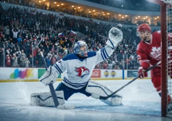 Finland upsets Canada to reach 2026 hockey worlds final against Switzerland.