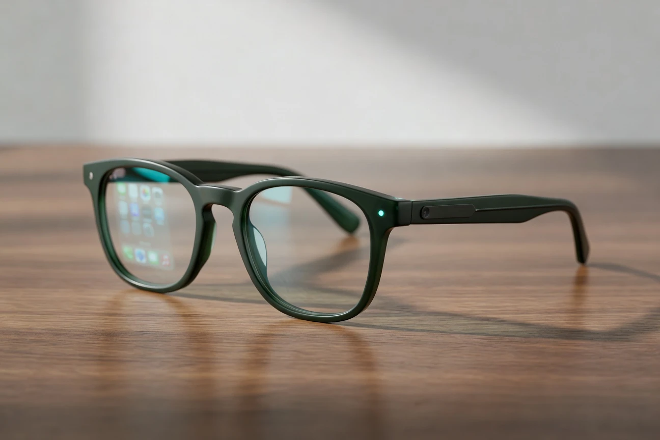 Google AI smartglasses with Gemini voice interface launching fall 2026 through fashion partners.