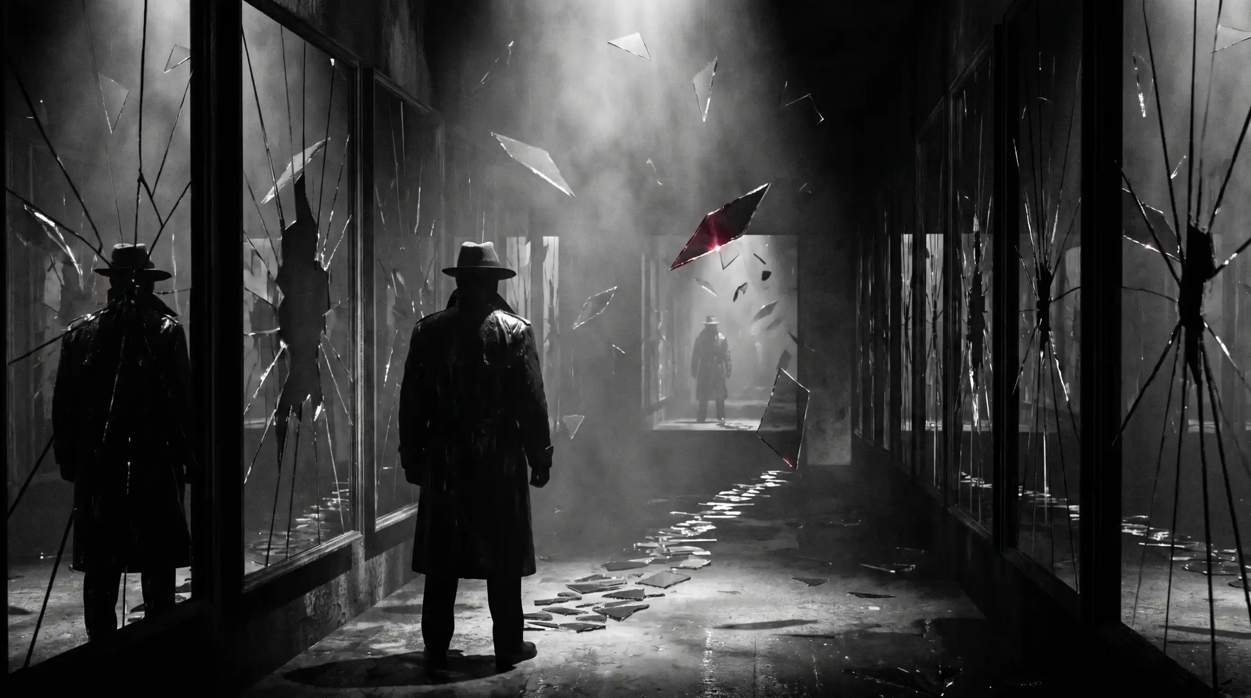 Spider-Noir finale hall of mirrors tribute to Orson Welles The Lady from Shanghai.
