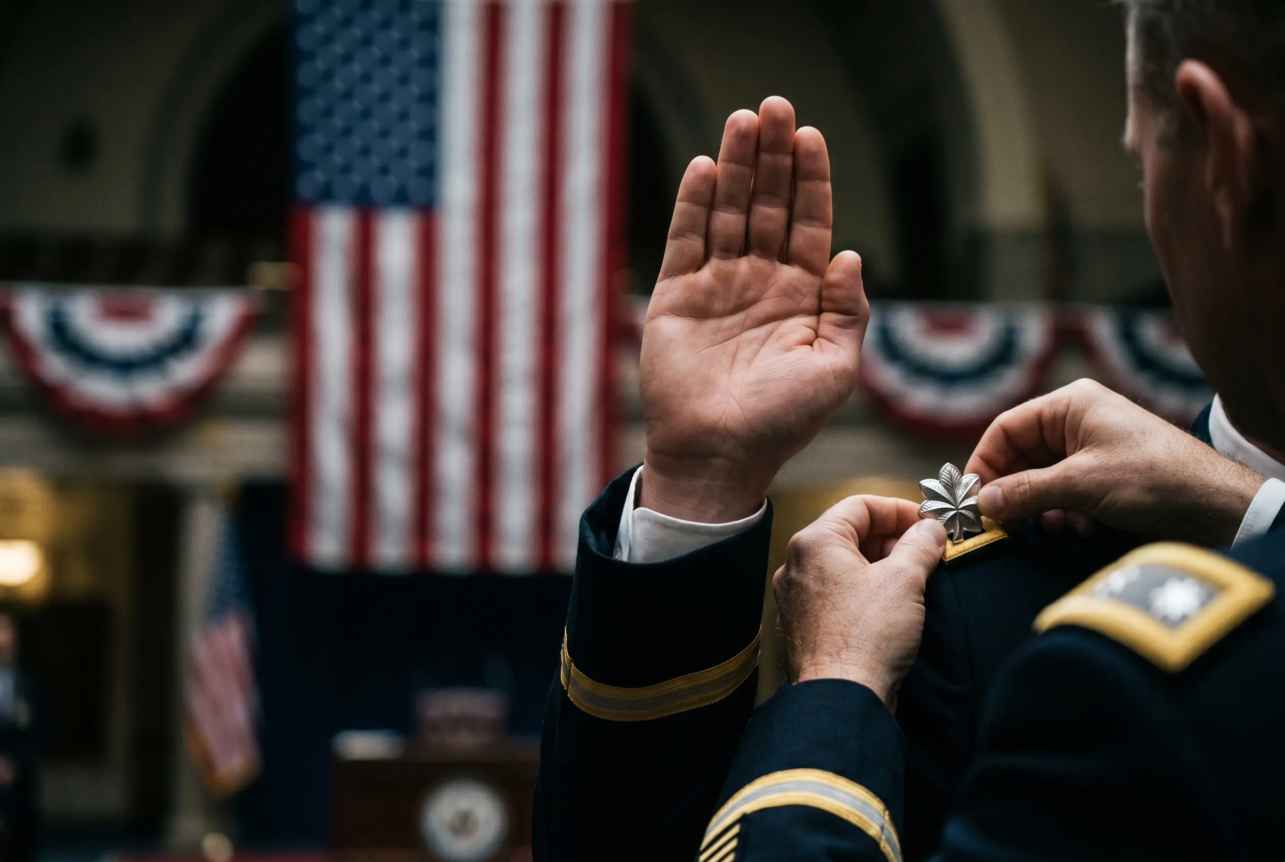 Army Reserve Detachment 201 tech executive commissioning ceremony