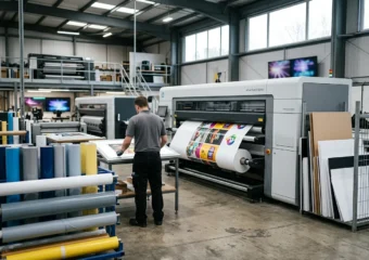 CMYKhub triple print equipment investment at Fespa Barcelona explained for Australian trade printers.