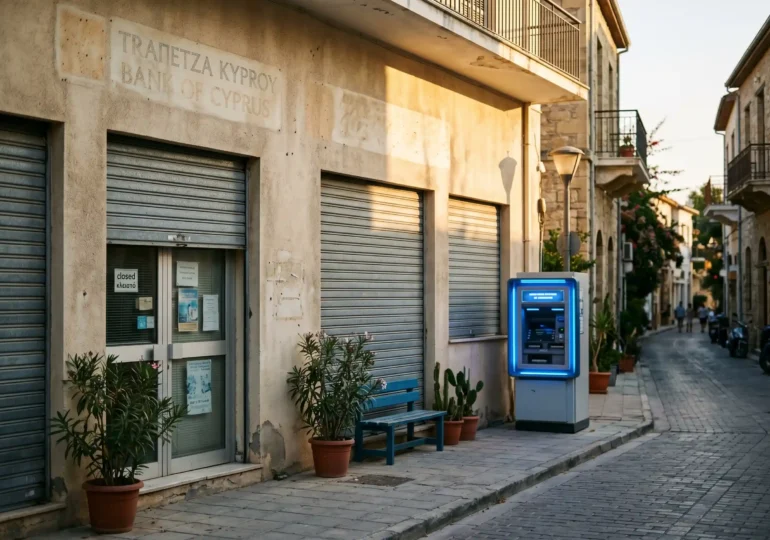 Cyprus Banks Shut 370 Branches and Cut 4,634 Jobs in a Decade