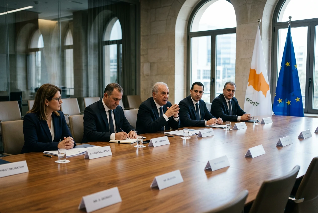 Cyprus banks delegation meets European officials in Brussels