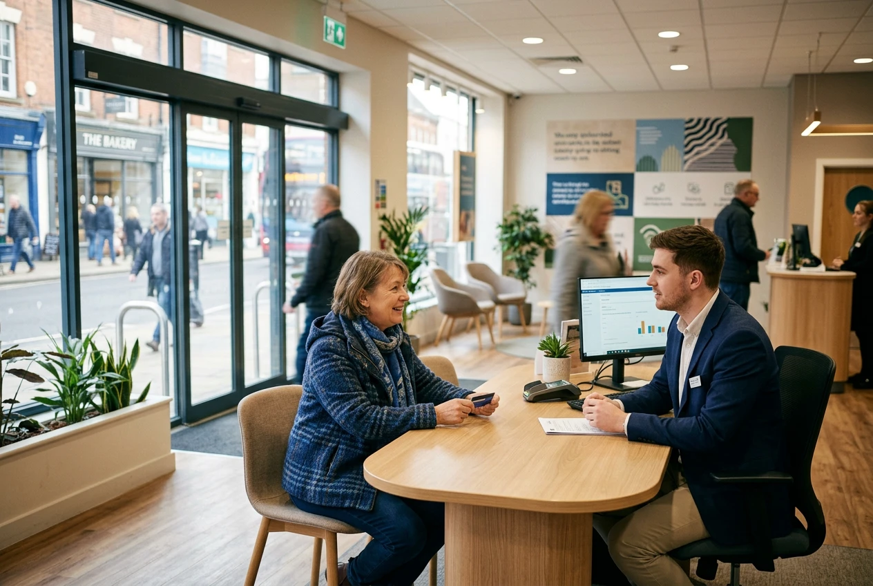 Dorking permanent banking hub opening at 14 High Street