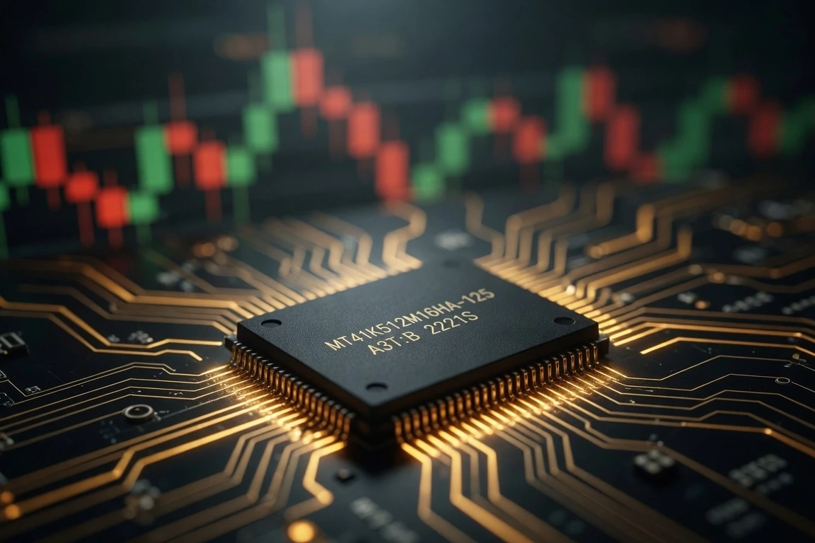 Dow Jones tech selloff memory chip winners losers