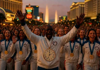 Flavor Flav's SHE Weekend Las Vegas Strip parade for women Olympians