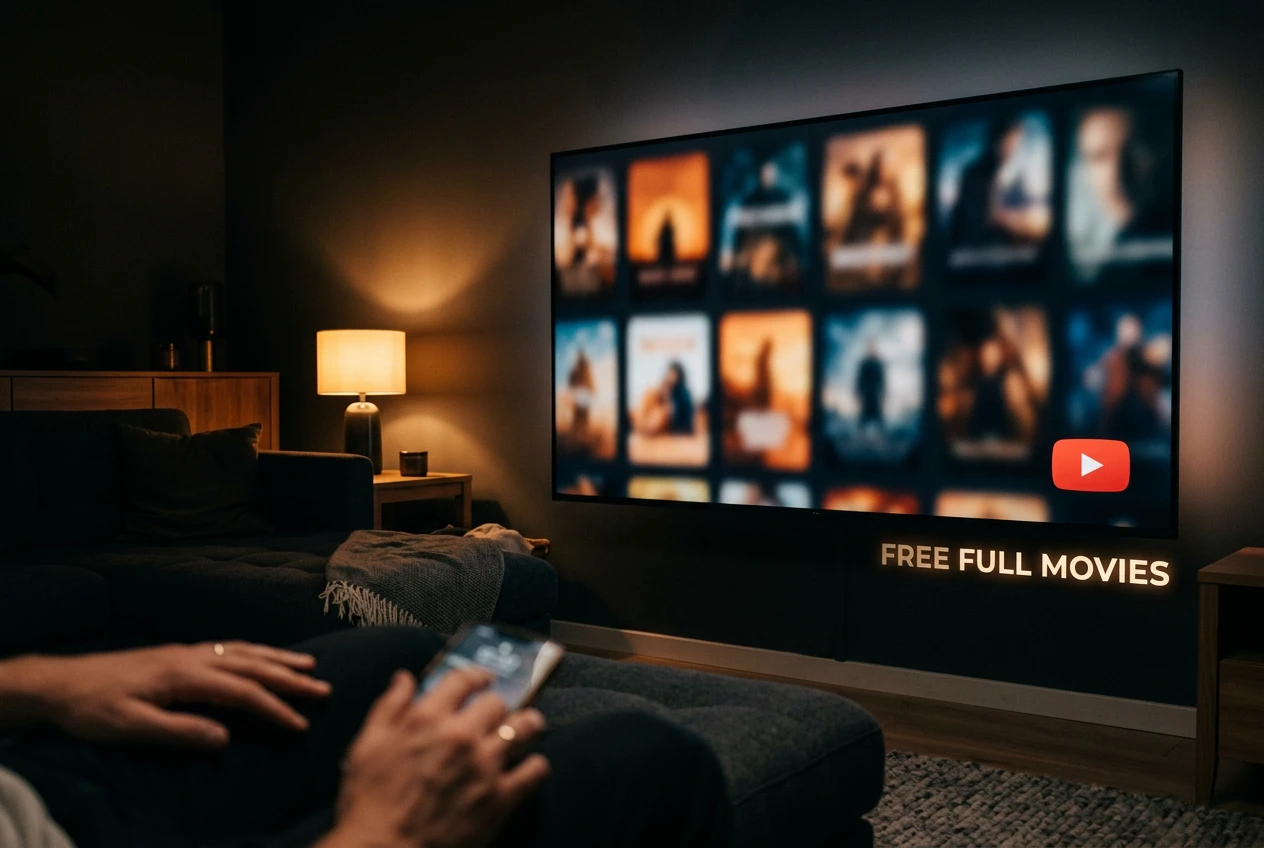 Free movies online YouTube catalog guide for ad-supported and public domain films.