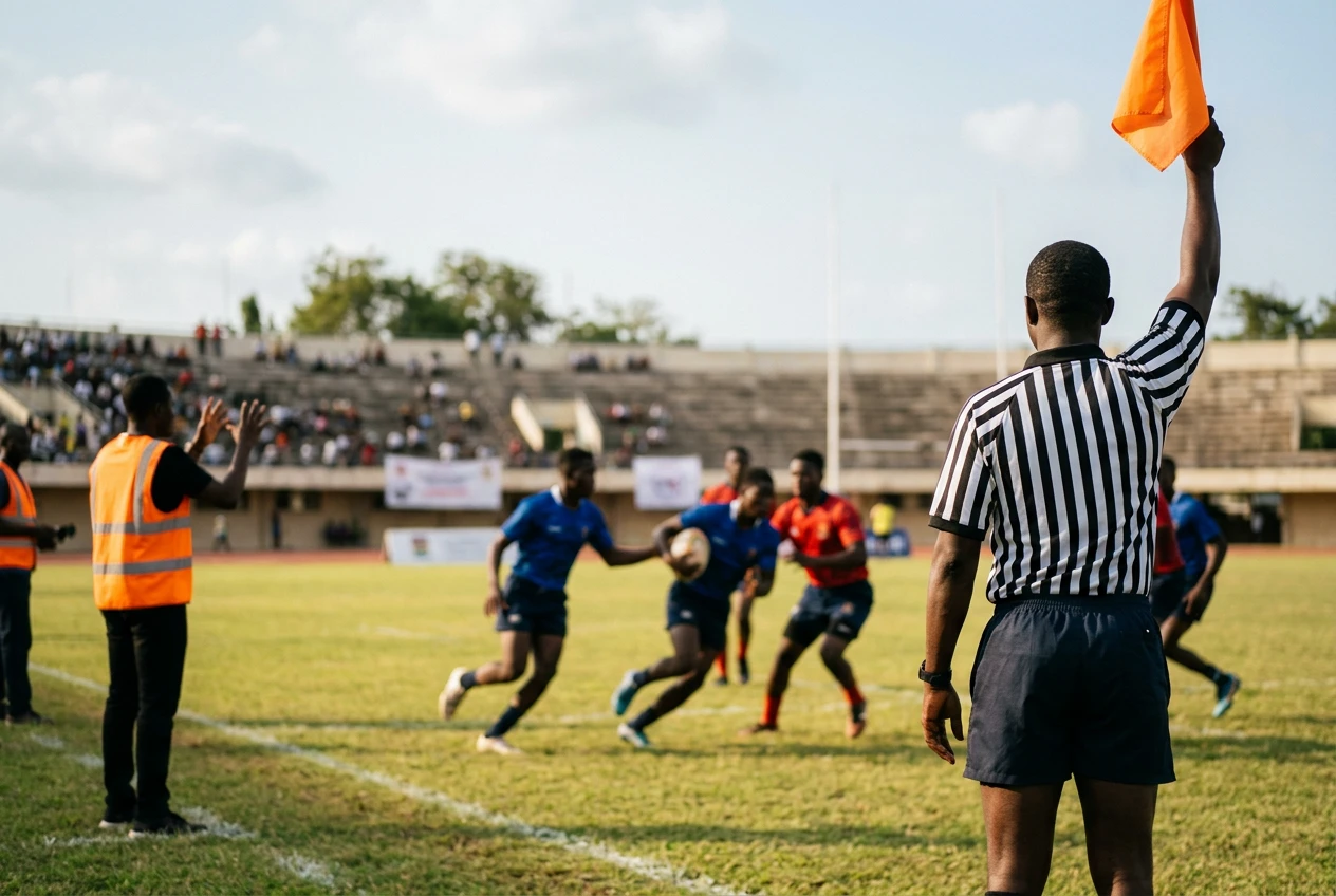 Ghana Rugby inclusive competition for deaf and hearing athletes in Legon Accra.