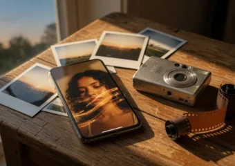 Google Photos AI Moods vintage camera aesthetic