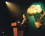 Houda Ghozzi at Open Startup Science Road announcement in Tunis