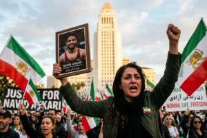 LA Protesters Demand FIFA Kick Iran Out of the 2026 World Cup