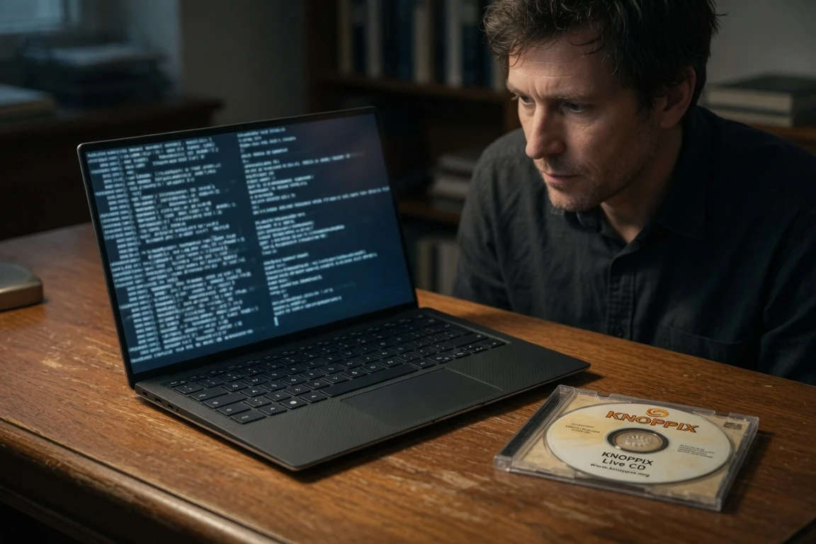 Linux command line terminal on a 20-year veteran's Dell laptop