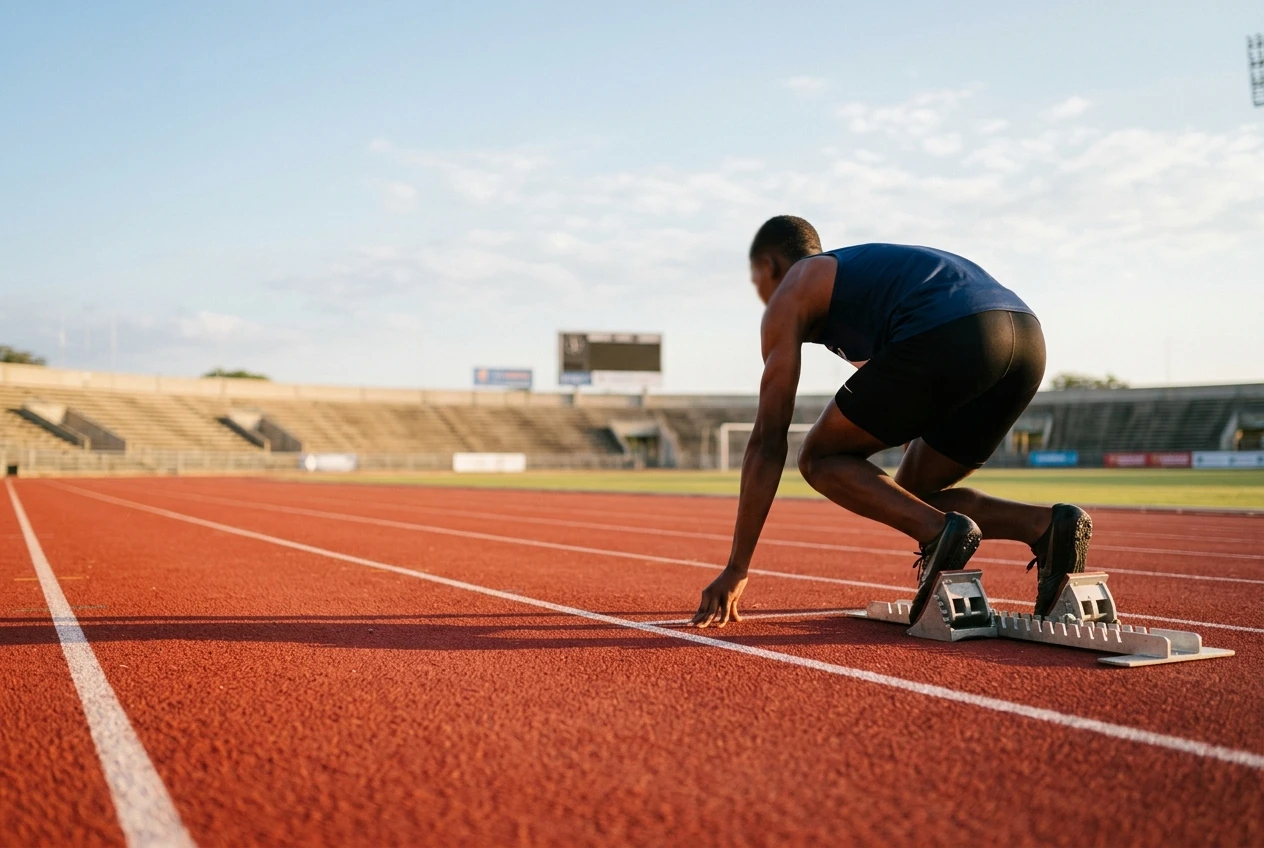 Nijel Amos youth athletics league launch in Botswana explained for young athletes.