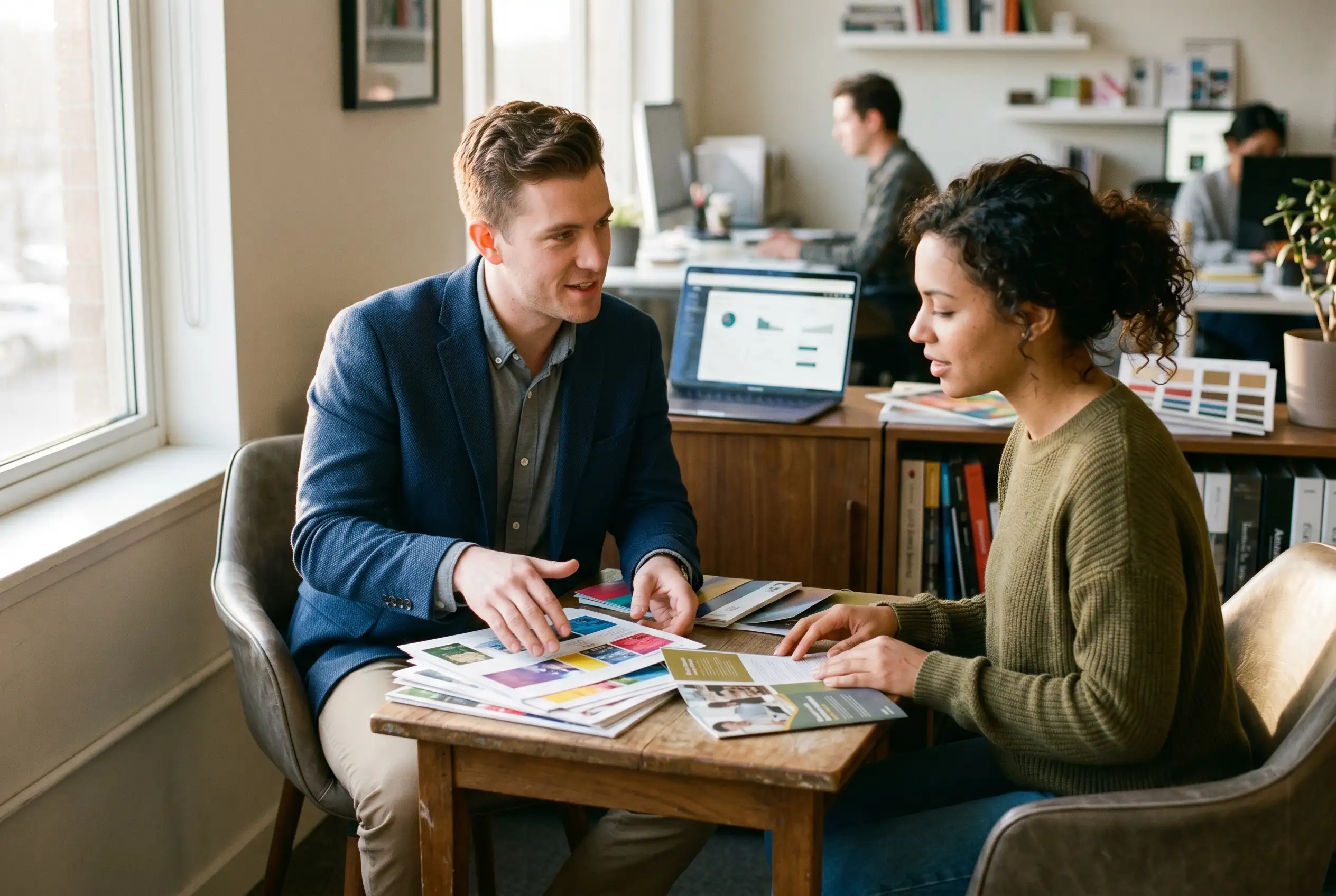 print sales rep selling in an Amazon world