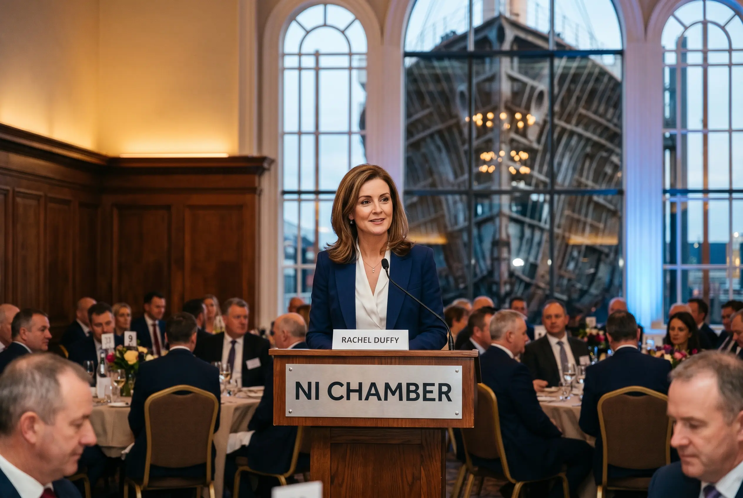 Rachel Duffy NI Chamber annual lunch 2026 guest speaker