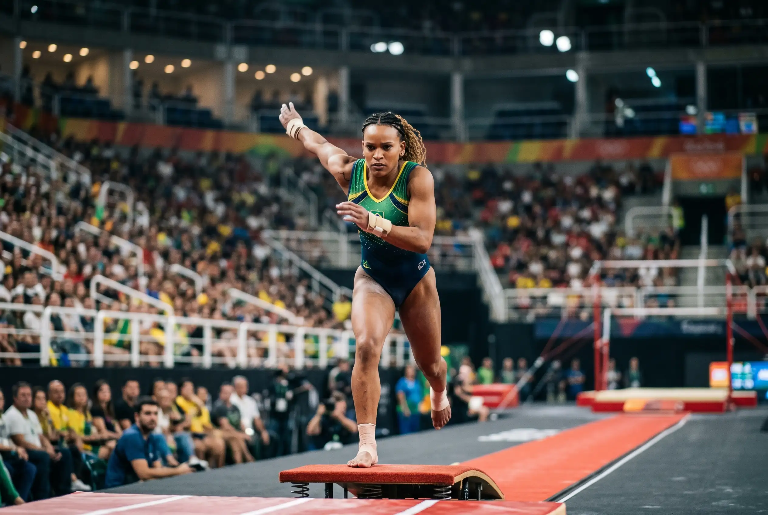 Rebeca Andrade at the 2026 Pan American Gymnastics Championships