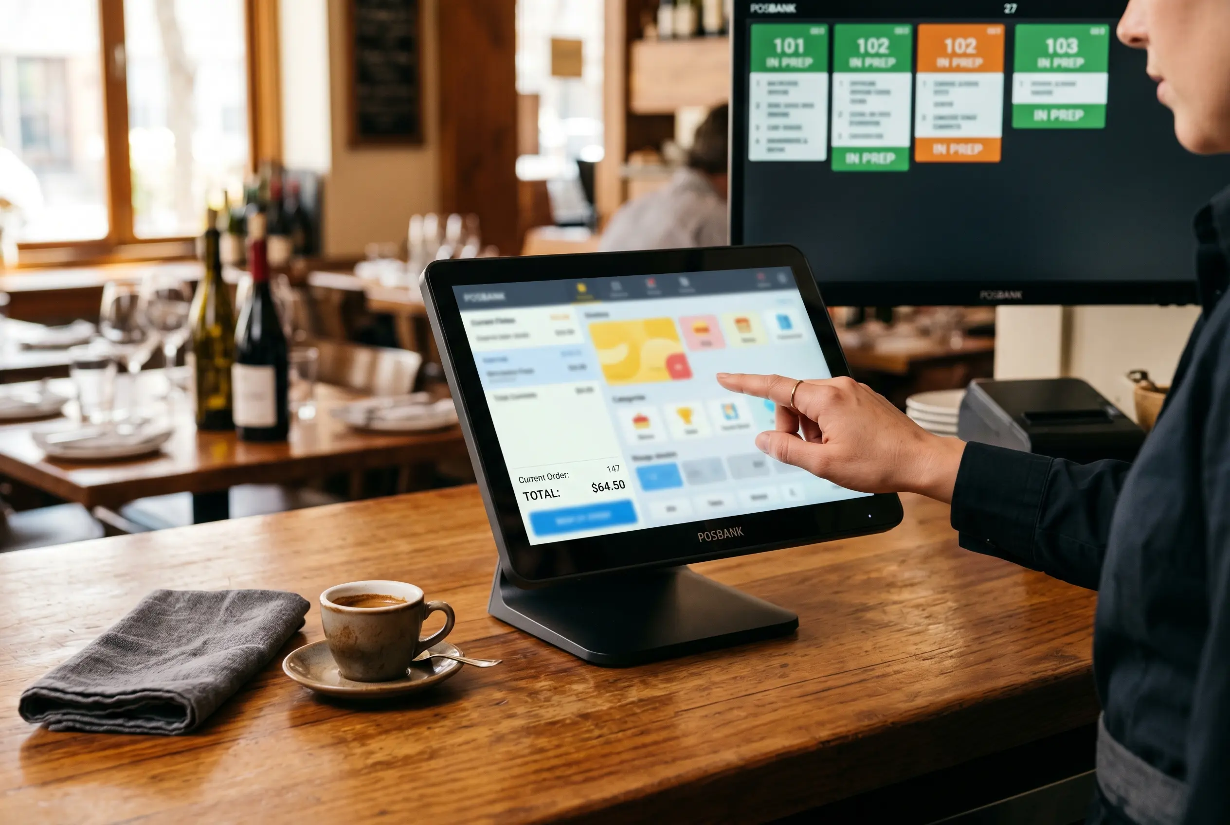 Winston POS POSBANK partnership restaurant hardware integration