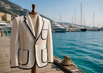 209 Mare towelling beach blazer Monaco luxury resortwear founders