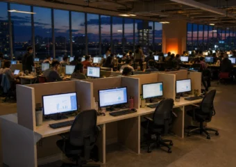 AGI reshaping high tech services outsourcing jobs India Philippines