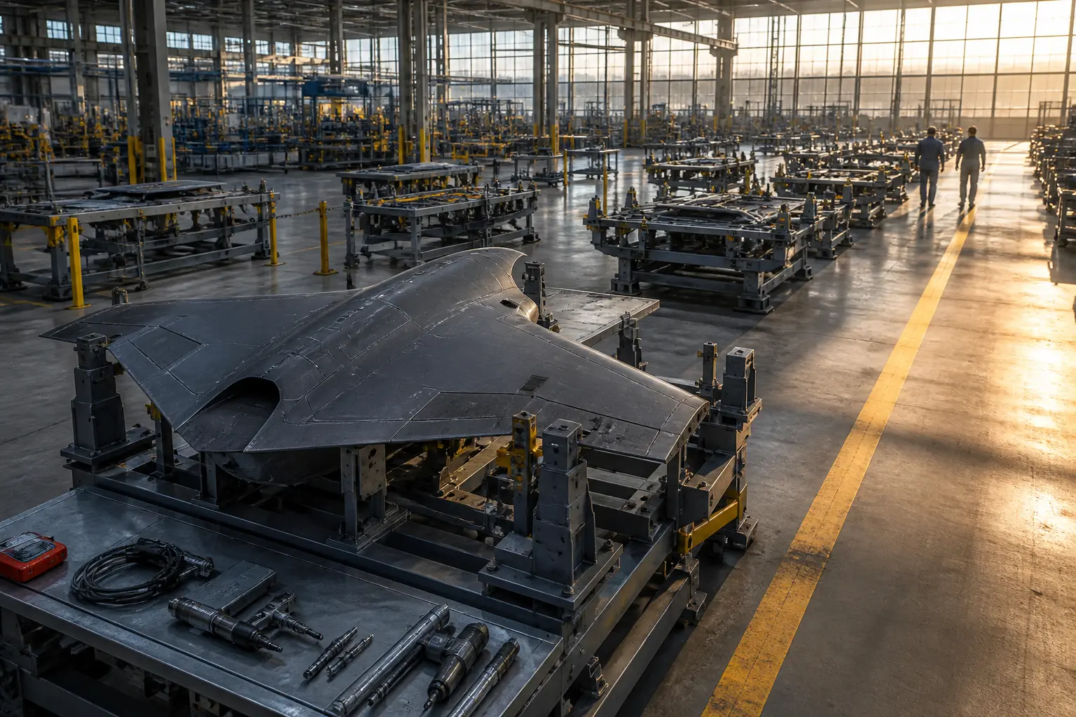 Anduril Arsenal-1 Ohio drone factory manufacturing worker shortage