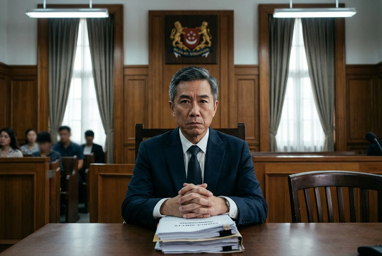Aperia Group CEO money laundering Singapore bungalow charges